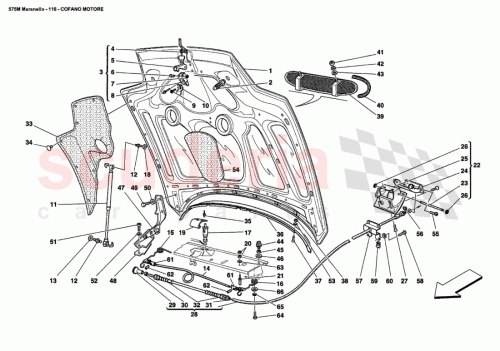 Part Diagram for Ferrari 66084000