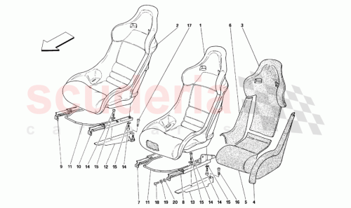 Part Diagram for Ferrari 64388400