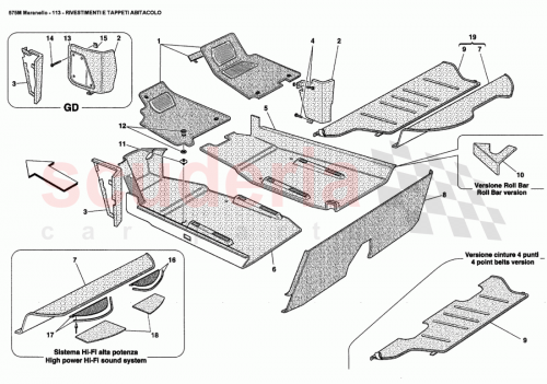 Part Diagram for Ferrari 671206