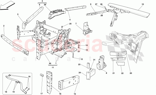 Part Diagram for Ferrari 235593