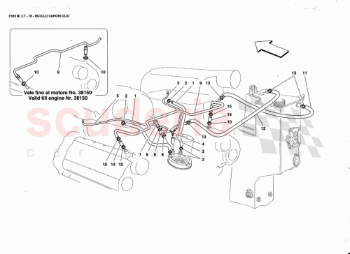 Part Diagram for Ferrari 160017