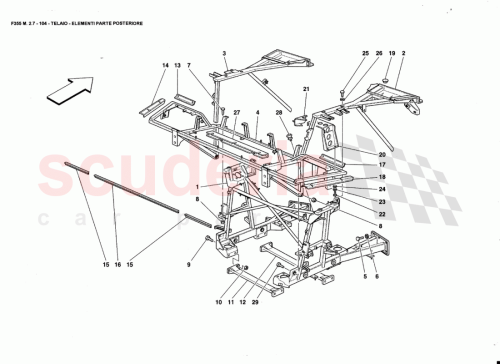 Part Diagram for Ferrari 64696600