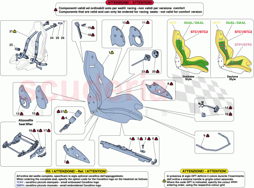 Part Diagram for Ferrari 87999400