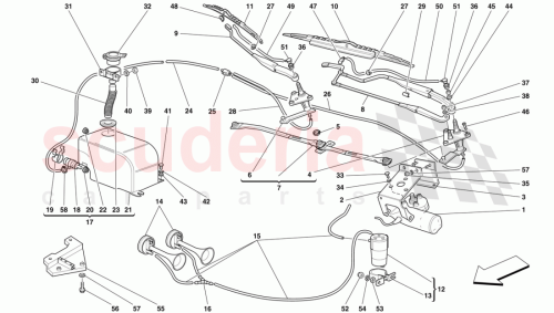 Part Diagram for Ferrari 63878900