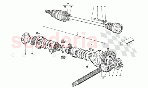 Part Diagram for Ferrari 132926