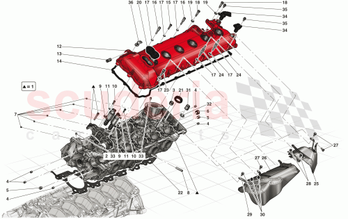 Part Diagram for Ferrari 300510