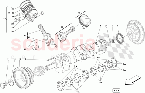 Part Diagram for Ferrari 179540