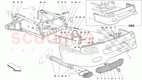 Part Diagram for Ferrari 65099600