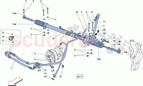Part Diagram for Ferrari 256225