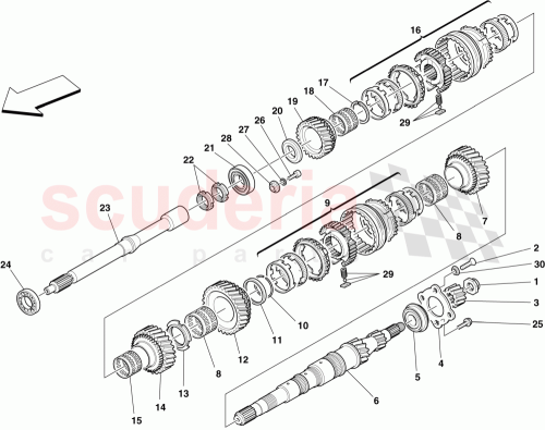 Part Diagram for Ferrari 198601