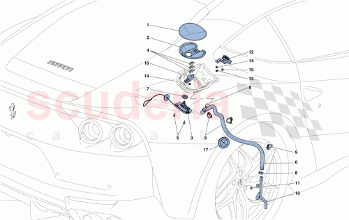 Part Diagram for Ferrari 88436300