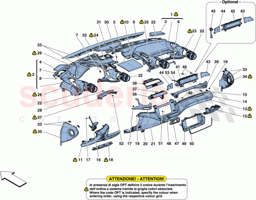 Part Diagram for Ferrari 88147800