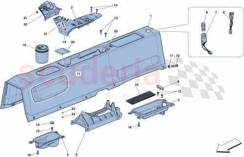Part Diagram for Ferrari 86382900