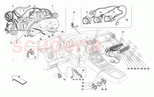 Part Diagram for Ferrari 171081
