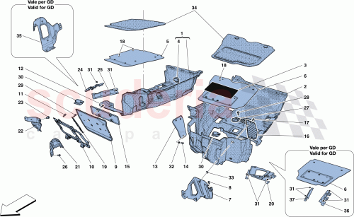 Part Diagram for Ferrari 84558900
