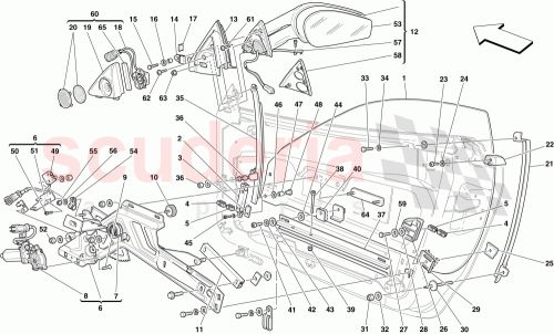 Part Diagram for Ferrari 81235600