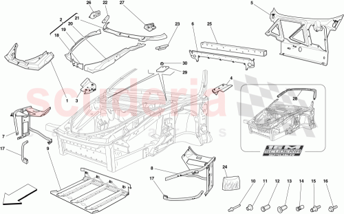 Part Diagram for Ferrari 80305811