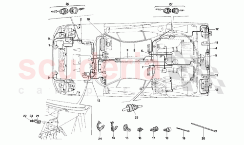 Part Diagram for Ferrari 62425300