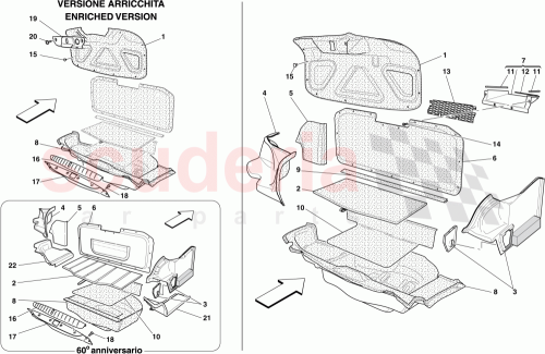 Part Diagram for Ferrari 66970400