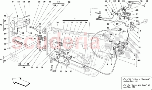 Part Diagram for Ferrari 68993200