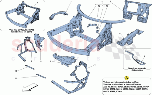 Part Diagram for Ferrari 263098