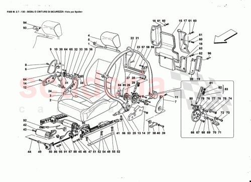 Part Diagram for Ferrari 64978500