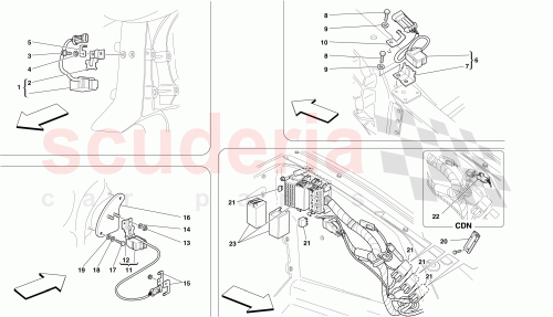 Part Diagram for Ferrari 178251
