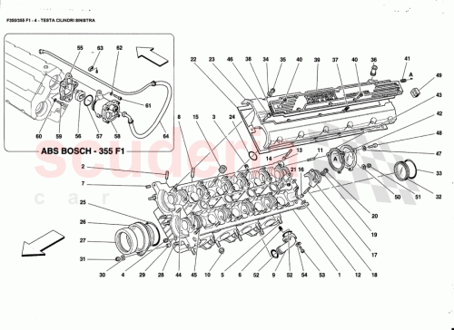 Part Diagram for Ferrari 170687