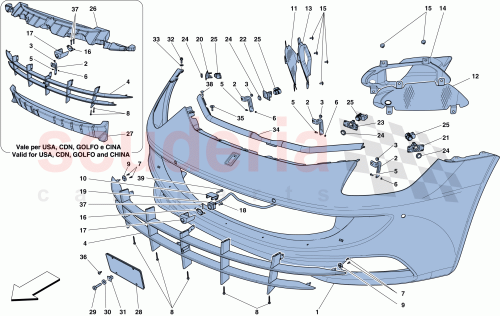 Part Diagram for Ferrari 84538210