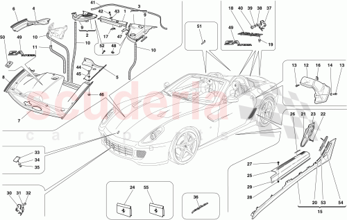 Part Diagram for Ferrari 82728400