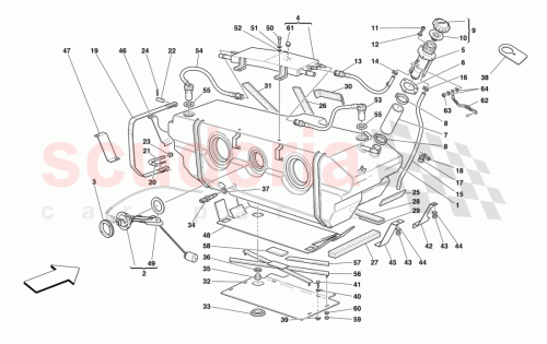 Part Diagram for Ferrari 66212600
