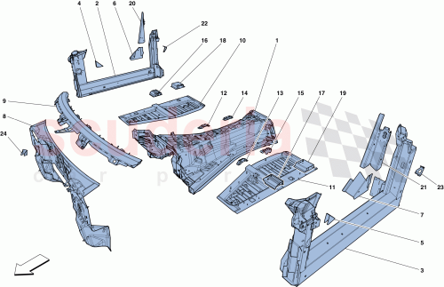 Part Diagram for Ferrari 85213100