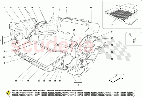 Part Diagram for Ferrari 239455