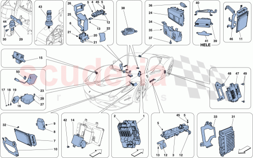 Part Diagram for Ferrari 304892