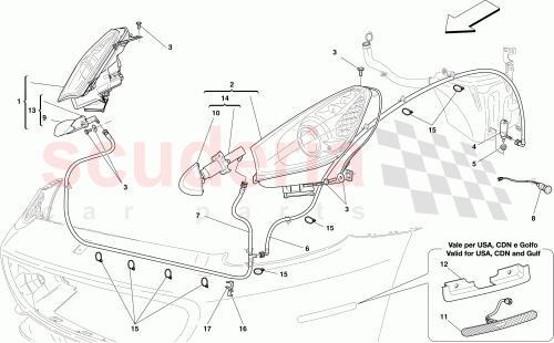 Part Diagram for Ferrari 258164