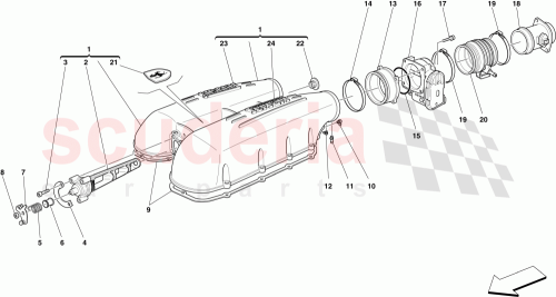 Part Diagram for Ferrari 227395