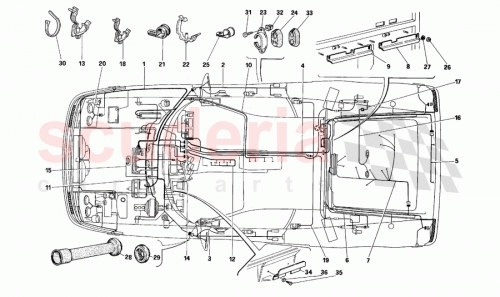 Part Diagram for Ferrari 147195