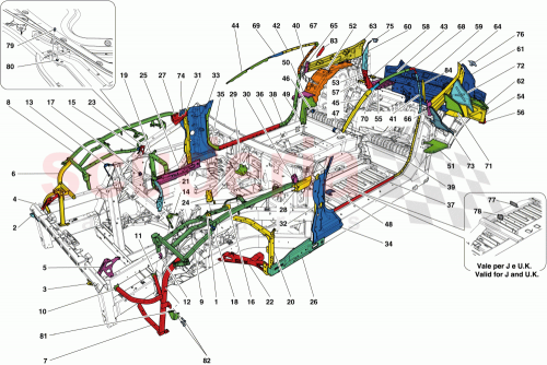Part Diagram for Ferrari 84018600