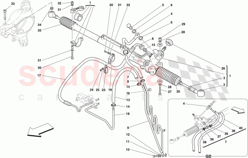 Part Diagram for Ferrari 196171