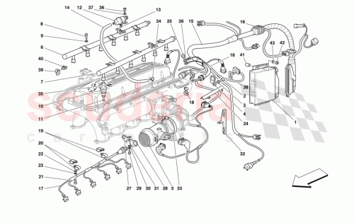 Part Diagram for Ferrari 172763