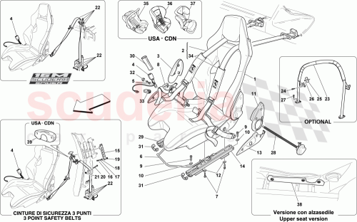 Part Diagram for Ferrari 11087776