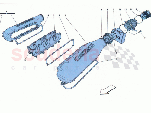 Part Diagram for Ferrari 322056