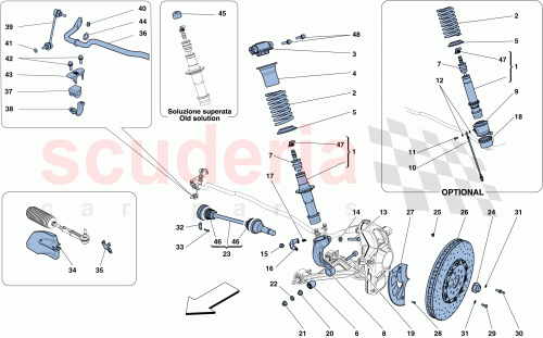 Part Diagram for Ferrari 315457