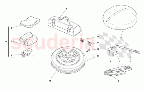 Part Diagram for Ferrari 171990