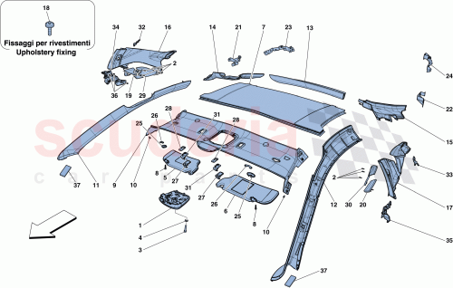 Part Diagram for Ferrari 87544600