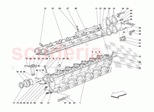Part Diagram for Ferrari 154647