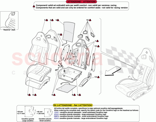 Part Diagram for Ferrari 83650000