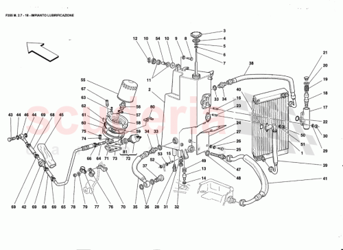 Part Diagram for Ferrari 161353