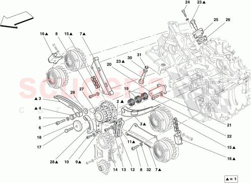 Part Diagram for Ferrari 222310