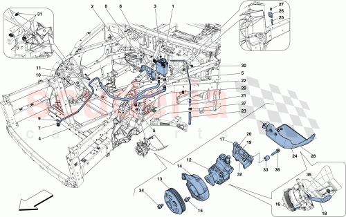 Part Diagram for Ferrari 296312